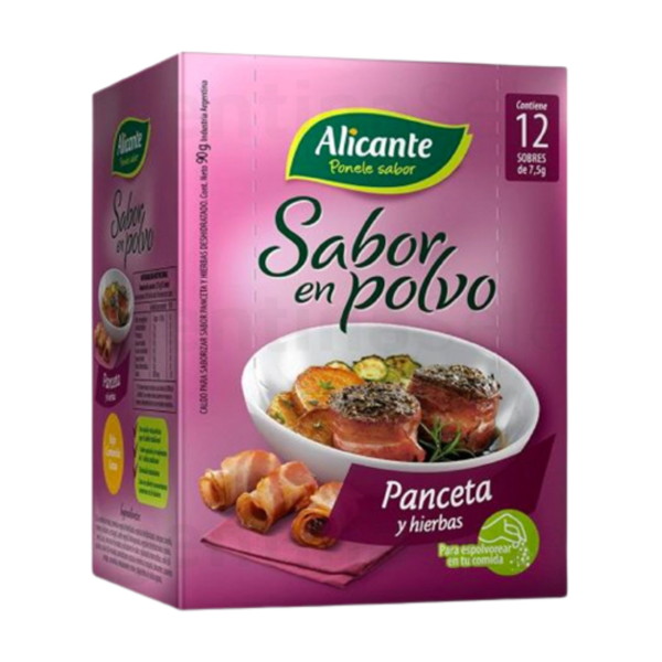 Saborizador en Polvo Alicante Panceta y Hierbas (x12 sobres)