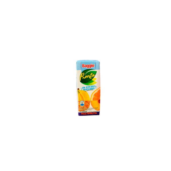 Jugo Baggio Pr. Multifruta 18u x200cc SIN AZUCAR
