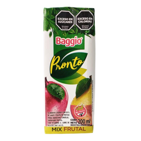 Jugo Baggio Pronto Mix 18u x200cc