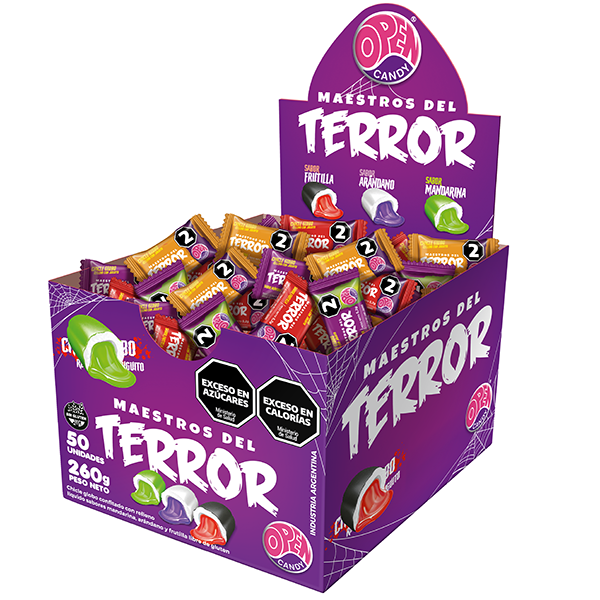 Chicle Maestros Del Terror Tatoo x50u