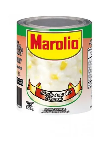 Choclo Cremoso Blanco Marolio Lata x300g