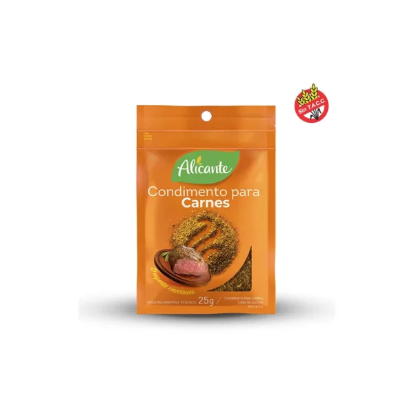 Condimento P/ Carnes Alicante x25g