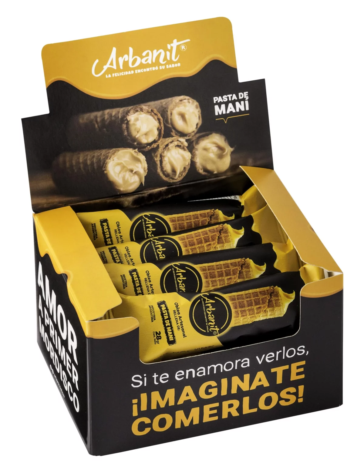 Cubanitos Arbanit Rellenos Mani x12u - Imagen 1