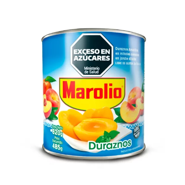 Durazno en mitades Marolio x820g