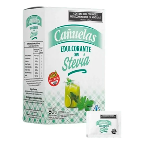 Edulcorante Stevia en sobre x100u (80g)