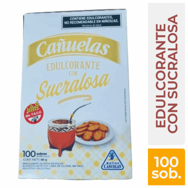 Edulcorante Sucralosa en sobre x100u (80g)