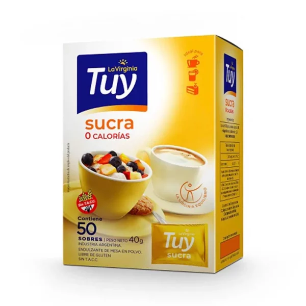 Edulcorante Tuy Sucra Sobre 50u x40g