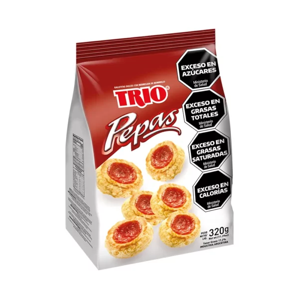 Galletitas Pepas Trio x320g (Cj.x12)