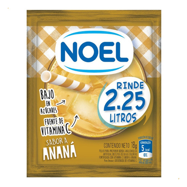 Jugo en Polvo Noel Anana 18u x18g