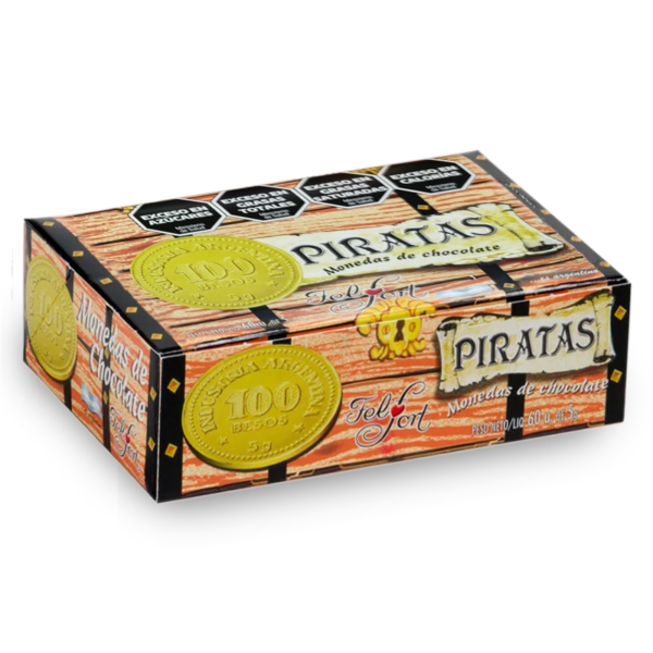 Monedas Piratas 60u x5g