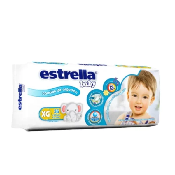 Pañales Estrella XG x36u