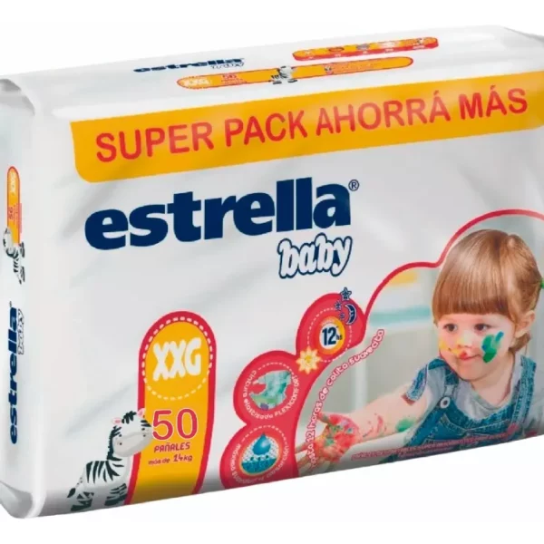 Pañales Estrella XXG x50u Superpack