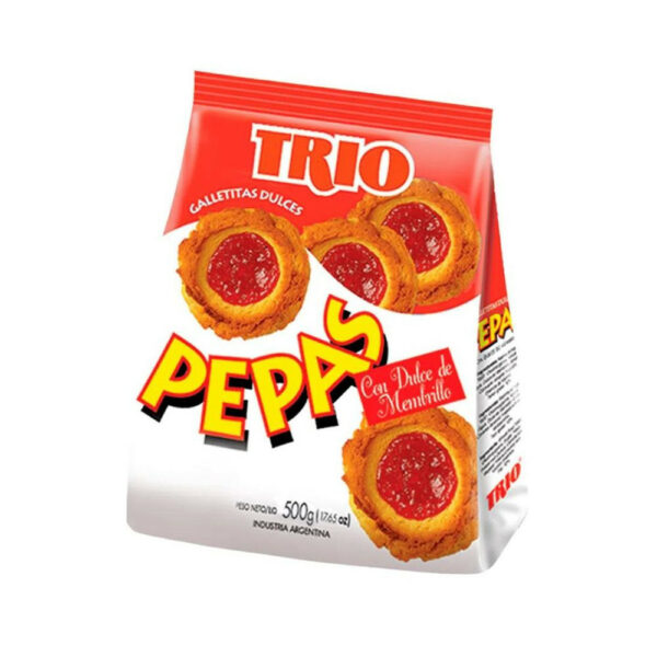 Galletitas Pepas Trio x500g (Cj.x10)
