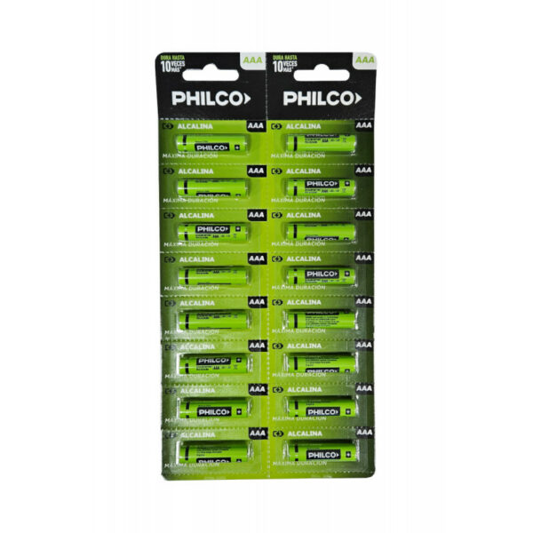 Pilas Philco AAAx2 Cartel x16u