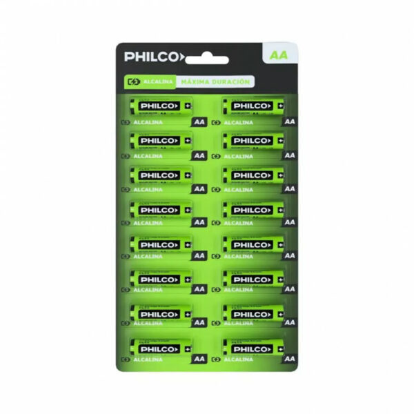 Pilas Philco AAx2 Cartel x16u