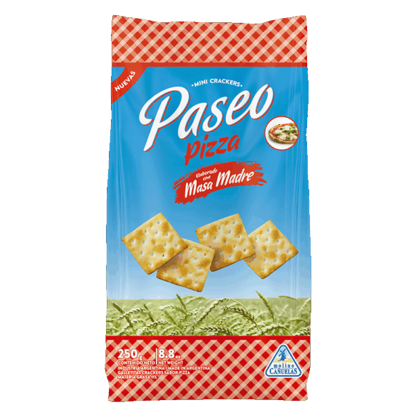 Paseo Crackers Pizza x250g (Cj.x14)