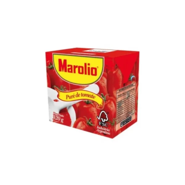 Pure de Tomate Marolio x520g