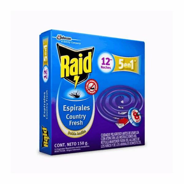 Raid Espiral Country Fresh Est. x12u