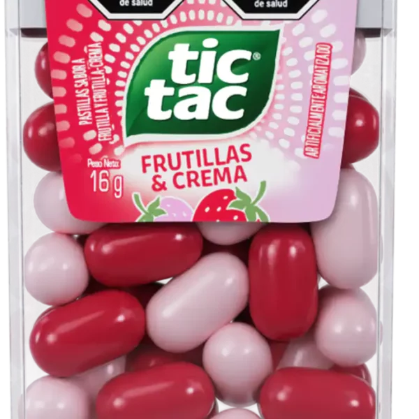 TIC TAC Frutilla-Crema x12u