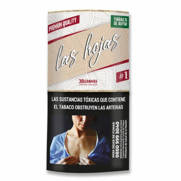 Tabaquera Las Hojas x30g SIN ADITIVOS