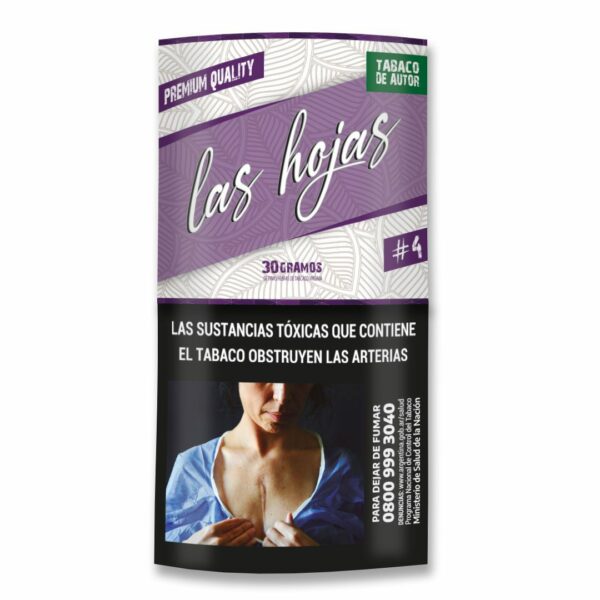 Tabaquera Las Hojas x30g Premium (Uva)