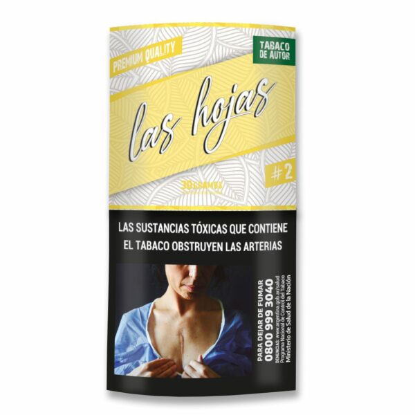 Tabaquera Las Hojas x30g Premium (Vainilla)