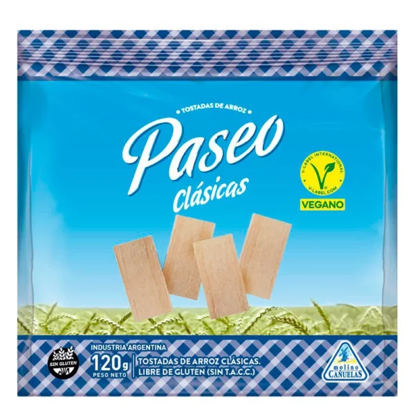Paseo Tostadas de Arroz Clasicas x120g