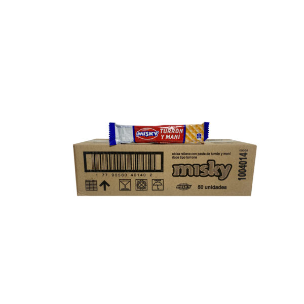 Turron de Mani MISKY 50u x25g